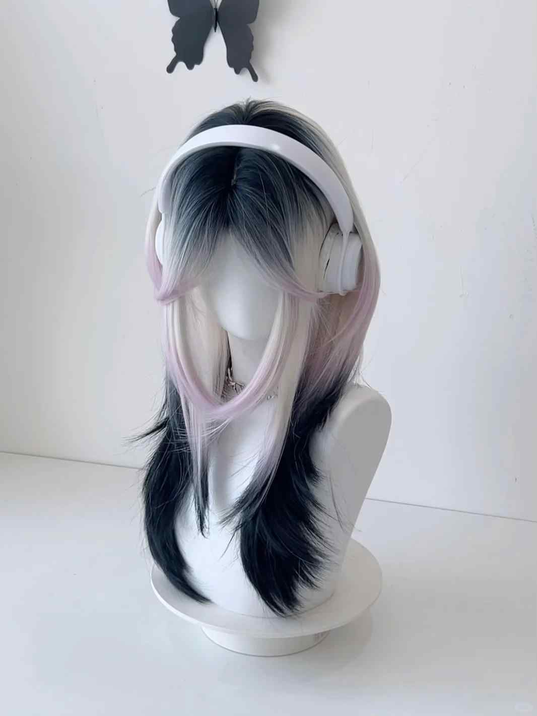 Pink-purple Gradient Wig