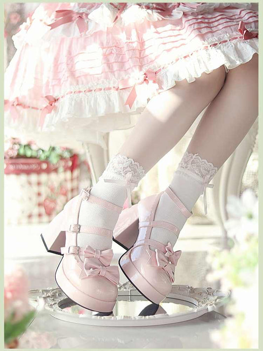 Moon Girl Mary Jane Bow Shoes