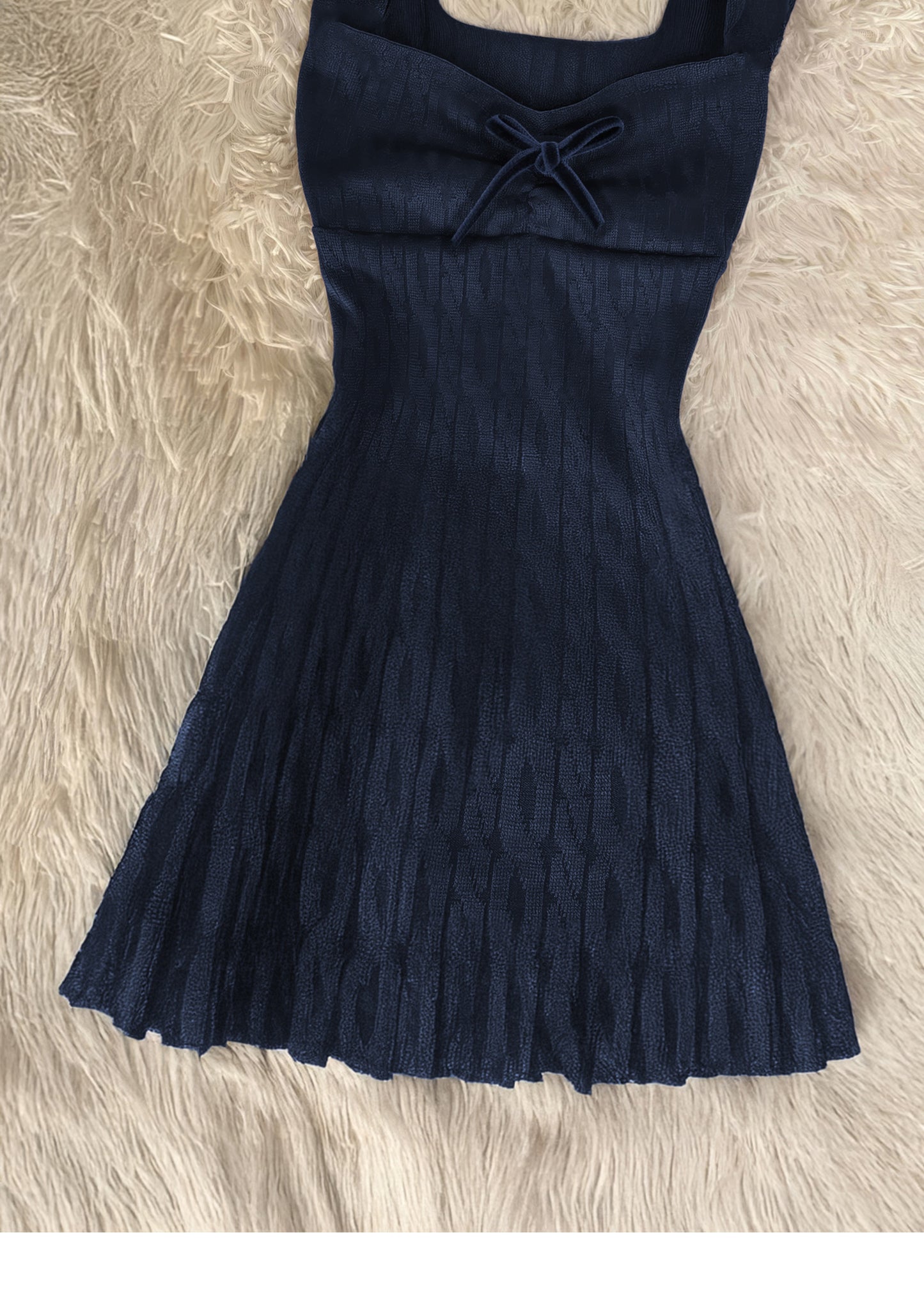 Vintage Twist Knitted Suspender Dress