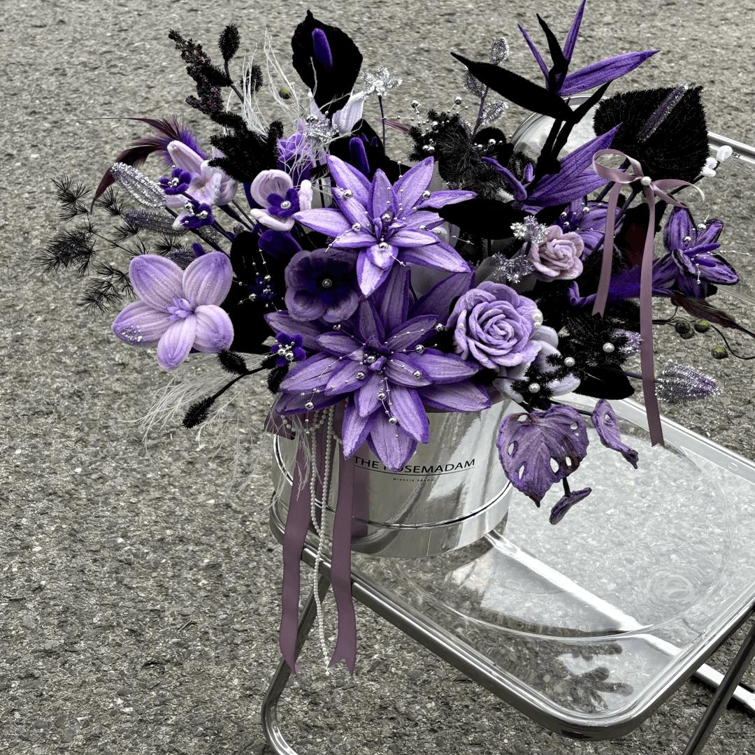 handmade Twisting stick peony rose hug bucket