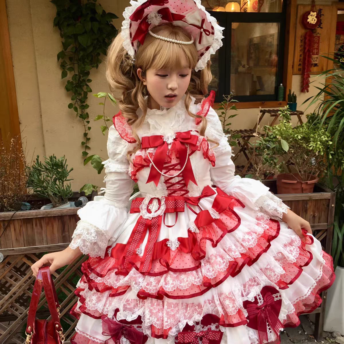 love little flower wedding lolita dress