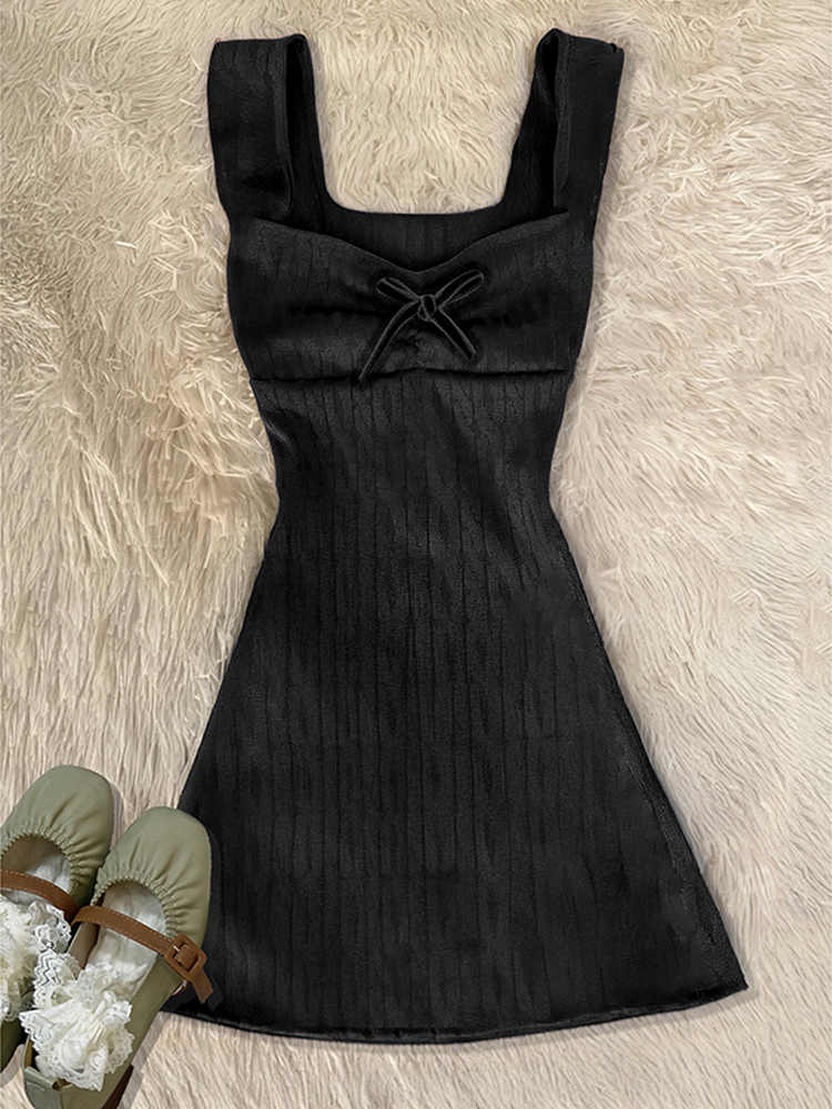 Vintage Twist Knitted Suspender Dress