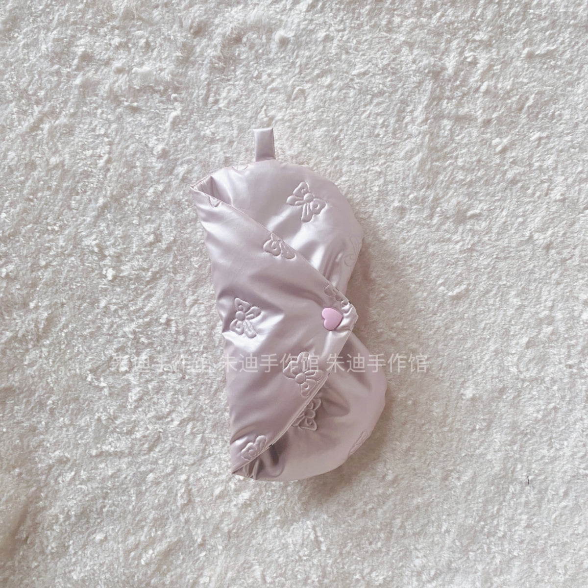 Girly cute pink love glasses storage bag