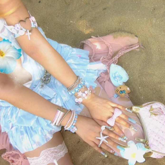 Y2K Butterfly Star Bracelet