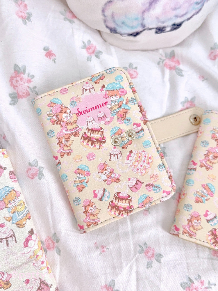 kawaii card pack with multiple card slots