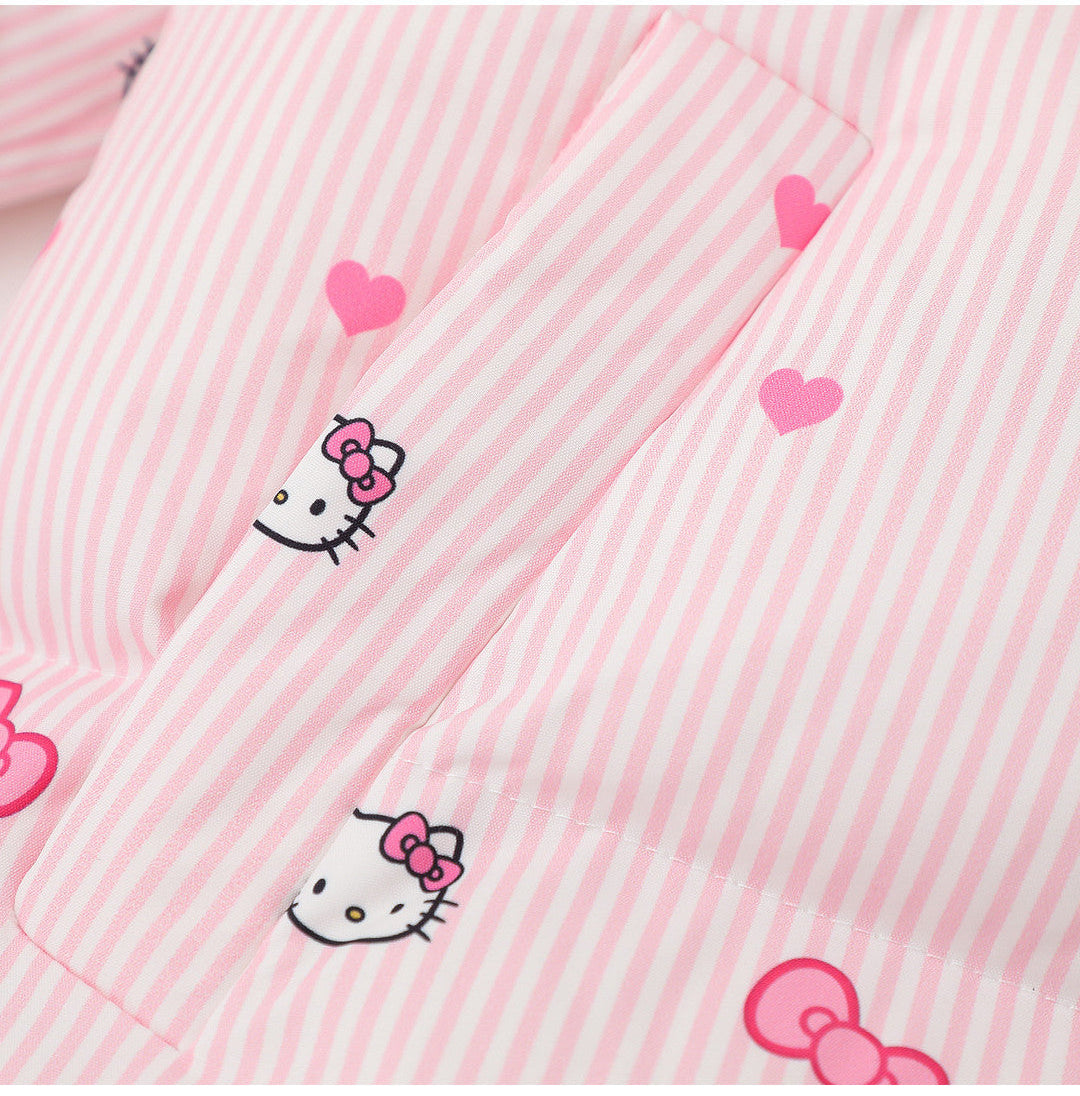 pink kitty kawaii winter coat