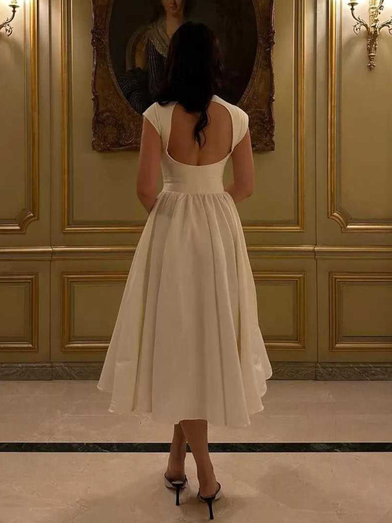 Exquisite Backless Corset Dress