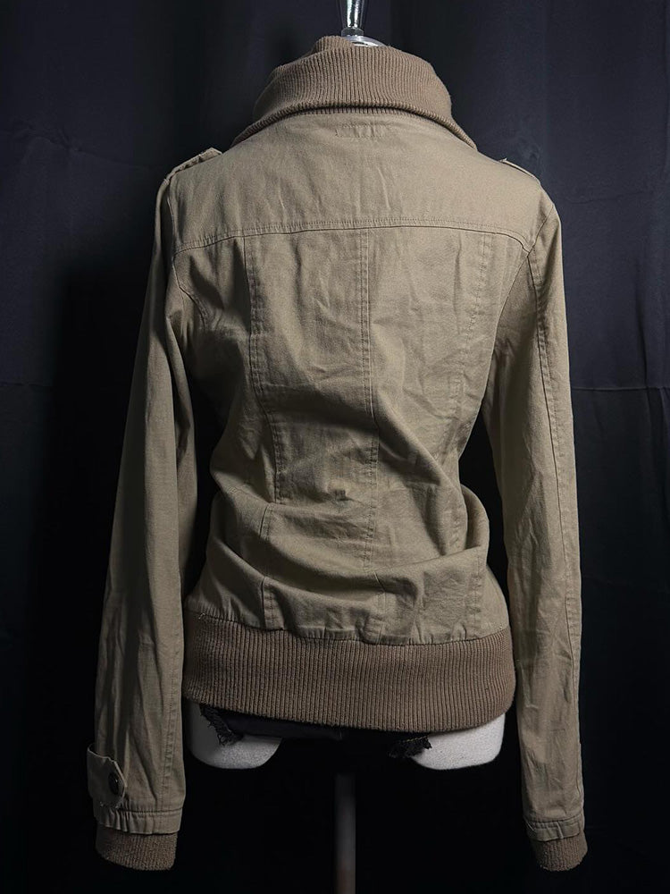 retro brown jacket