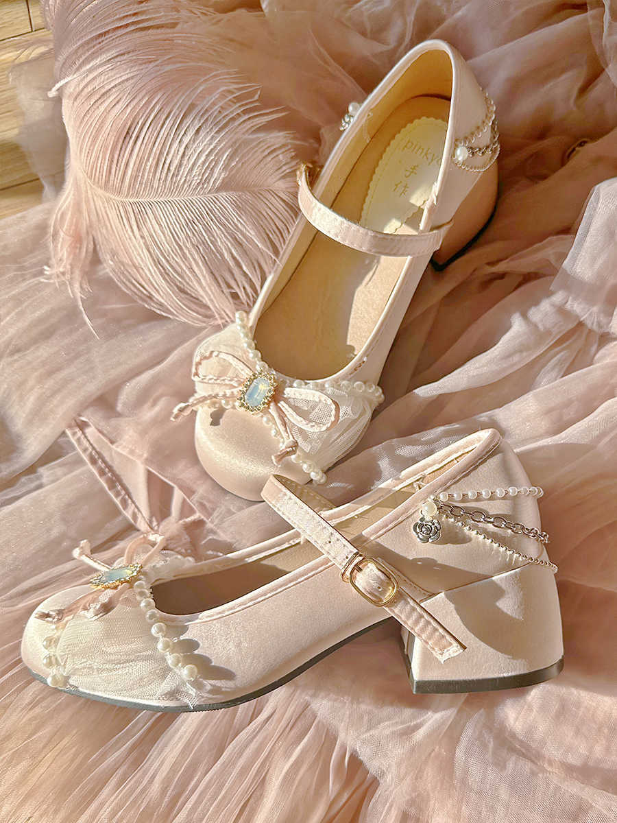 French Mary Jane Fairy Bow Shoes