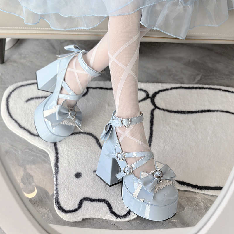 Bows Round Toe Coquette Shoes