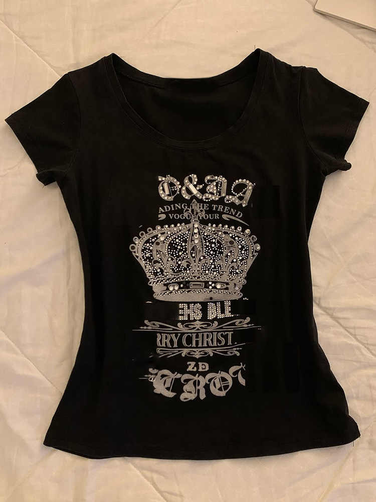 Retro Black Tee
