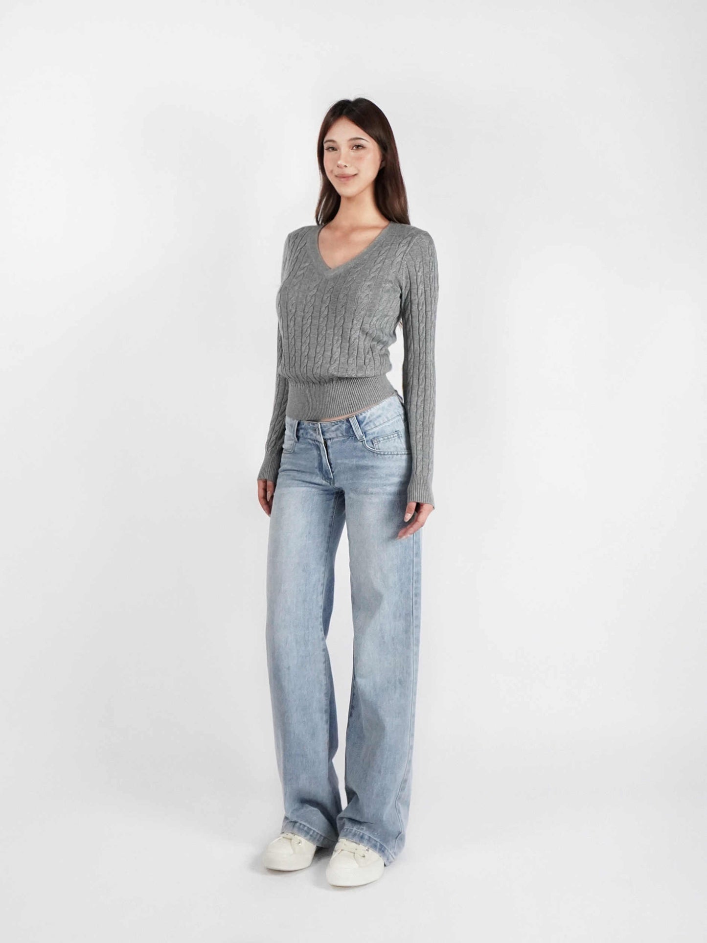 Y2K Low-waist Straight Slim Jeans