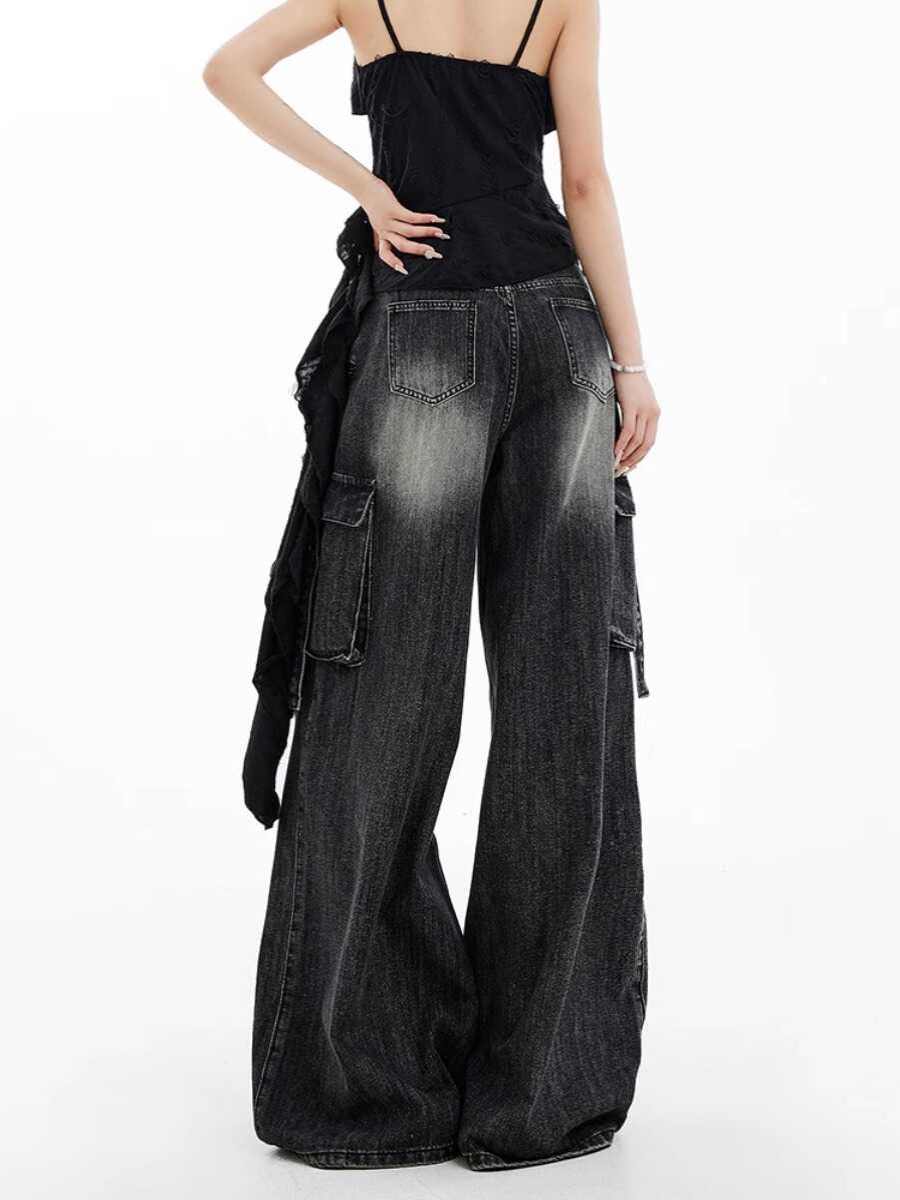 Y2K Grunge Street Distressed Baggy Jeans