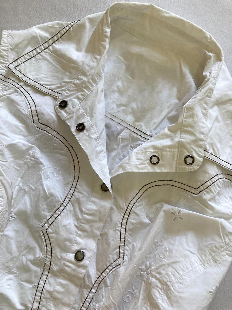 retro sleeveless straps shirt