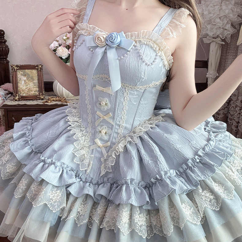Ballet Bow Lace Lolita Dress