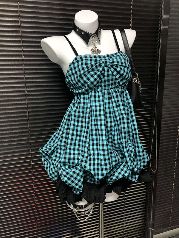 plaid vintage grunge dress