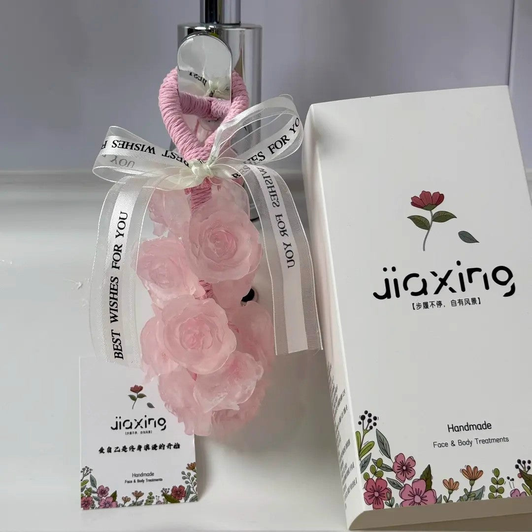 Creative rose oil soap