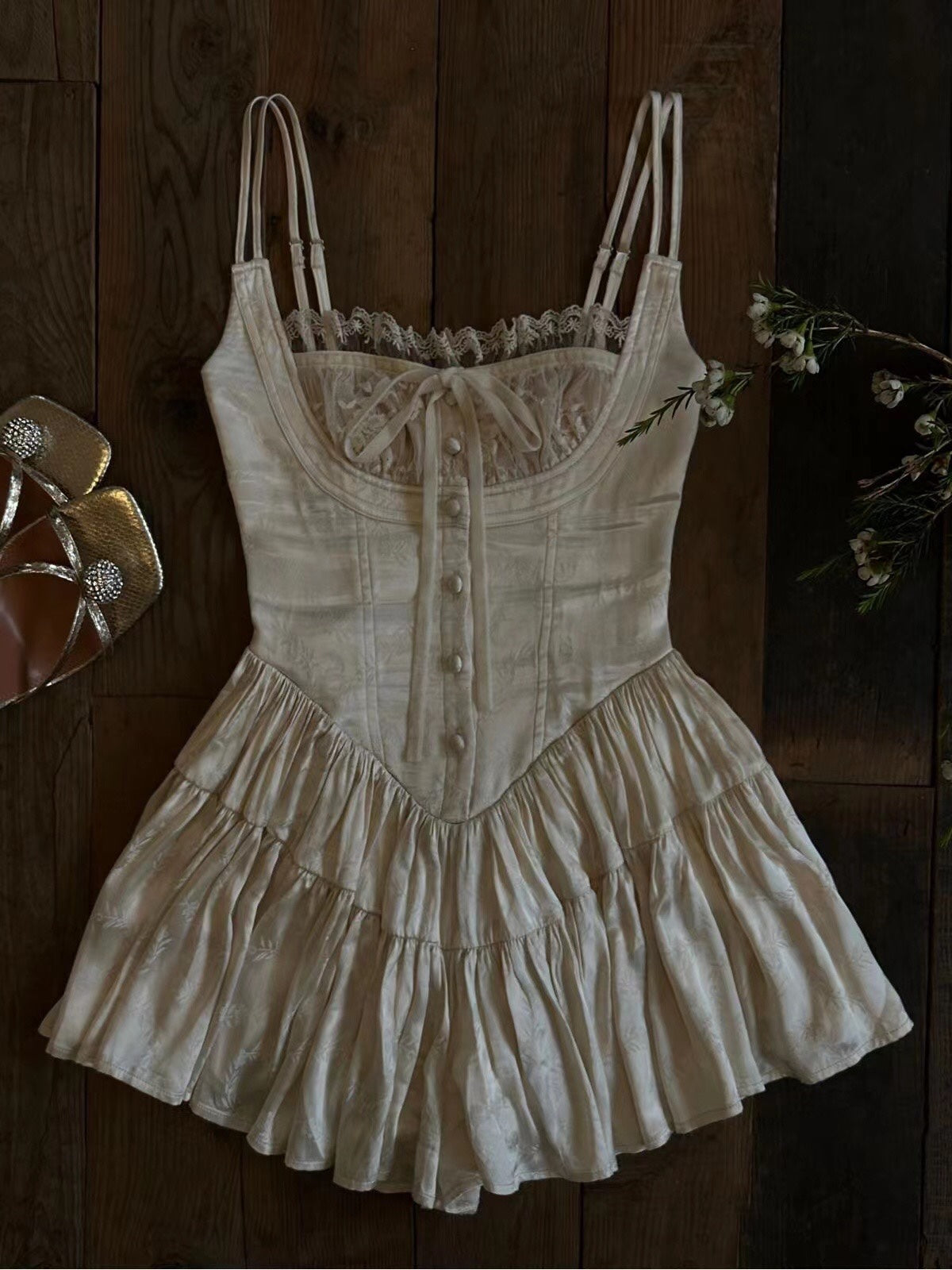 Ballet Pure Lace Suspender Dress