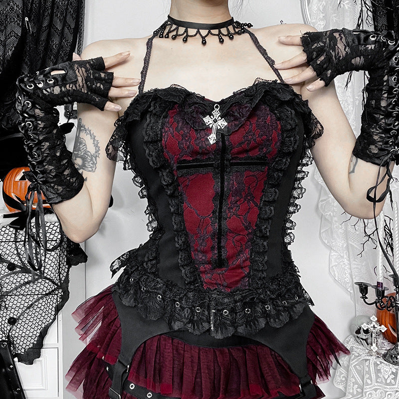 Gothic Lace Tank Top