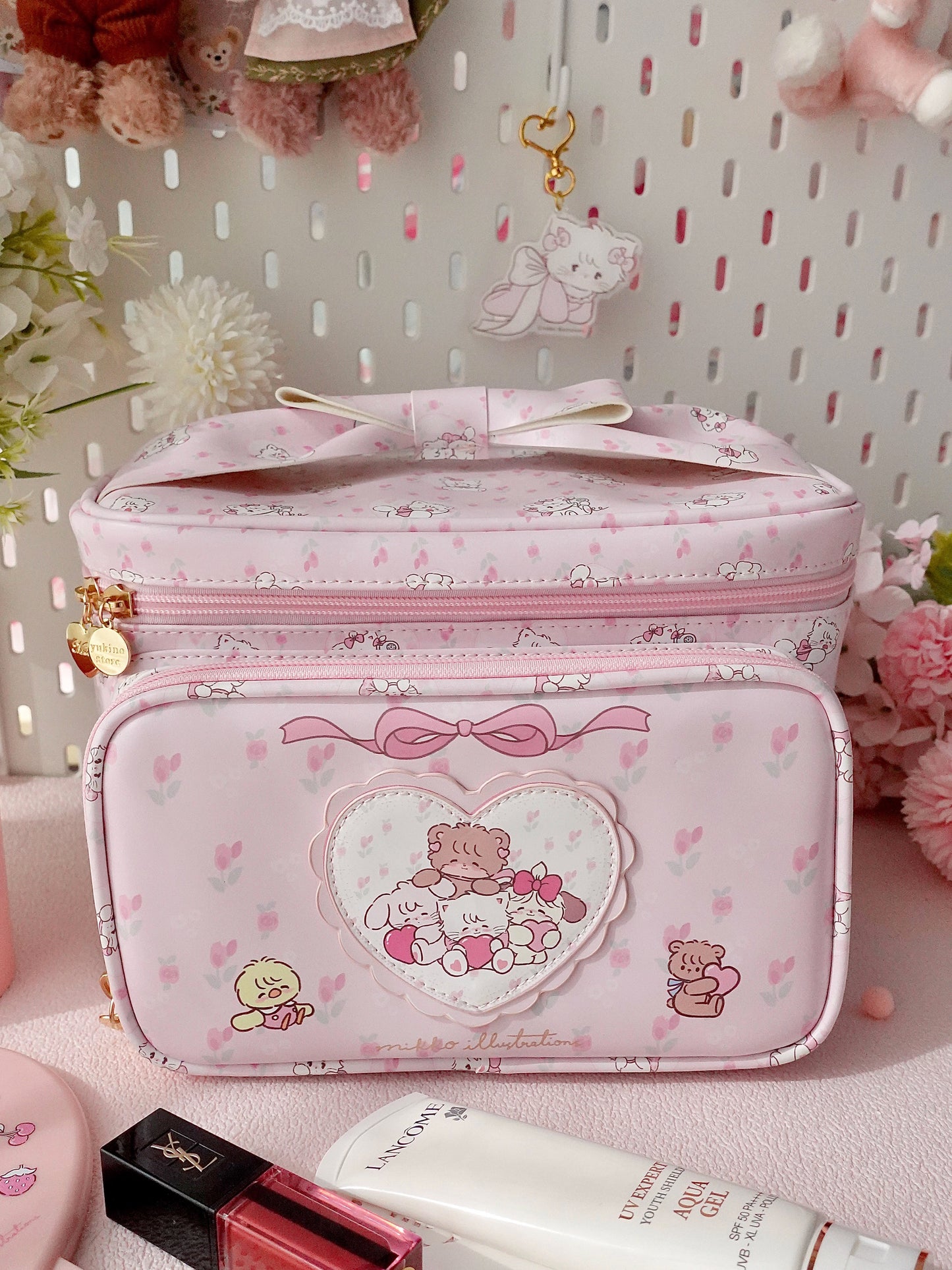 cute mikko large-capacity portable cosmetic bag