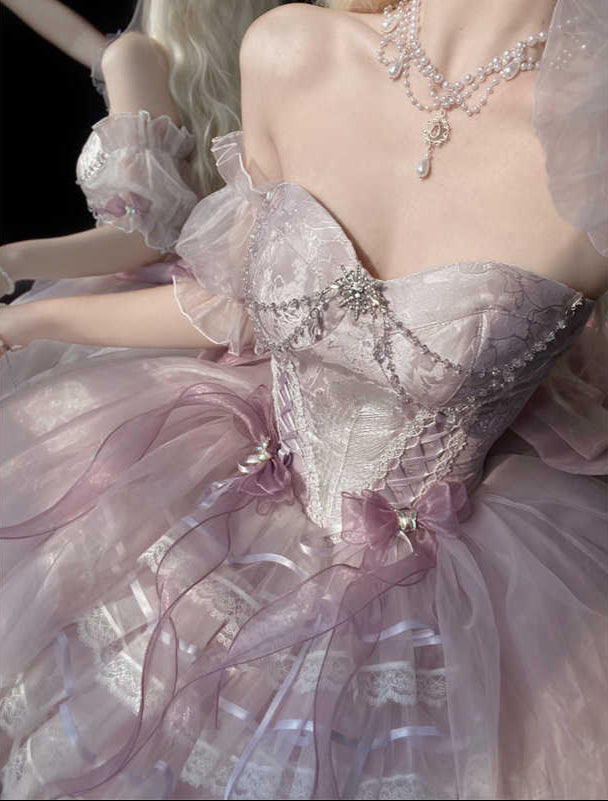 Purple Stars Lolita Princess Dress
