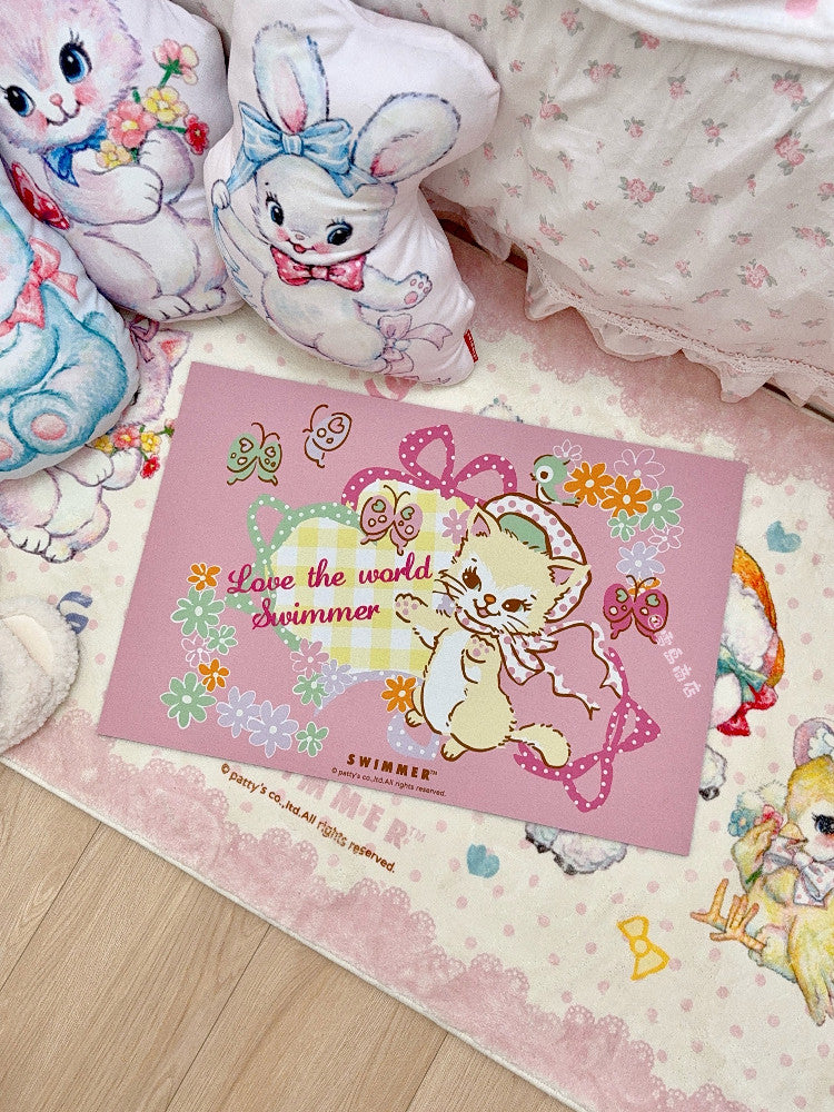 kawaii bathroom diatomaceous earth absorbent mat