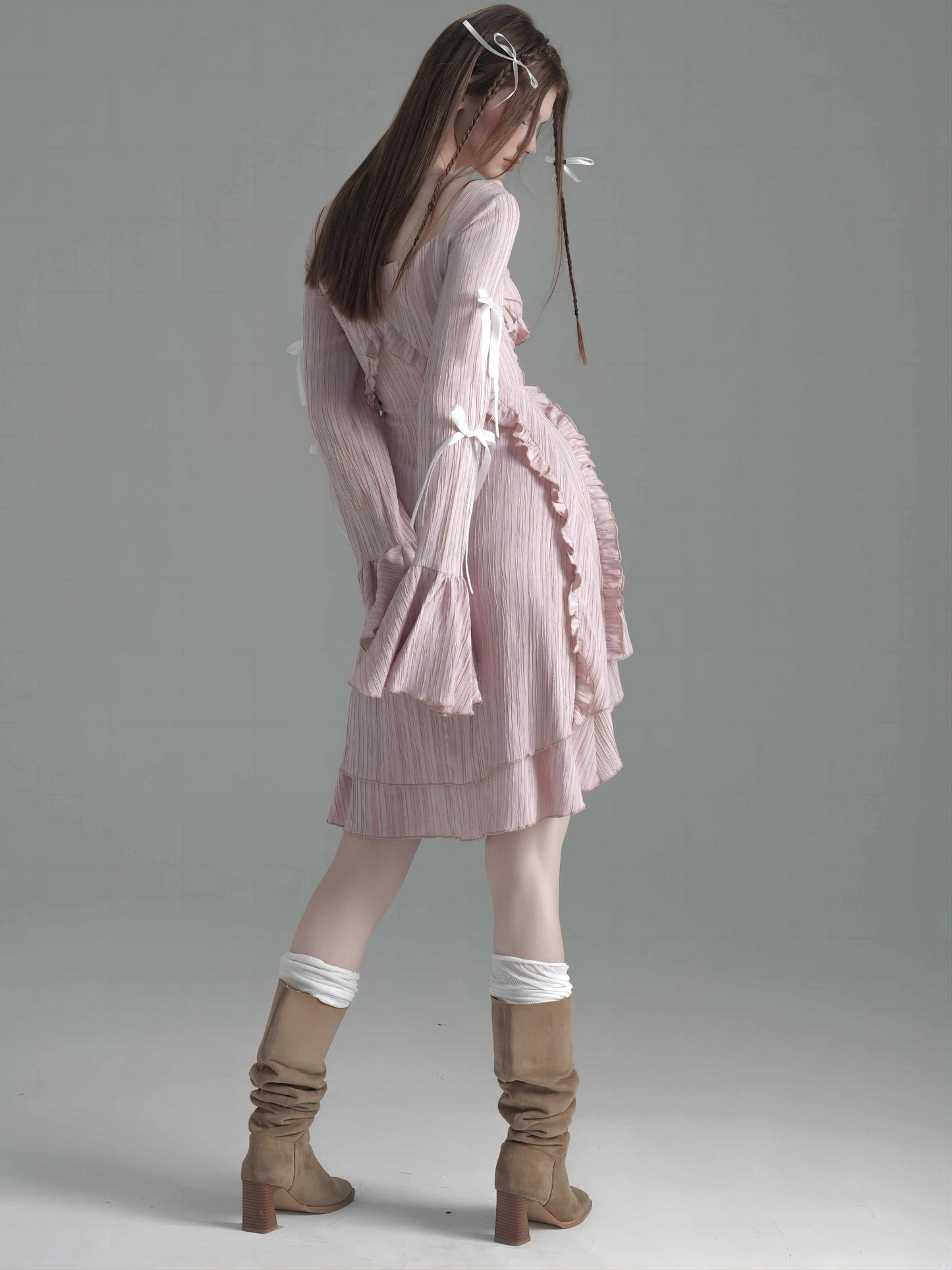 Tea Break Ballet Ruffled Dress