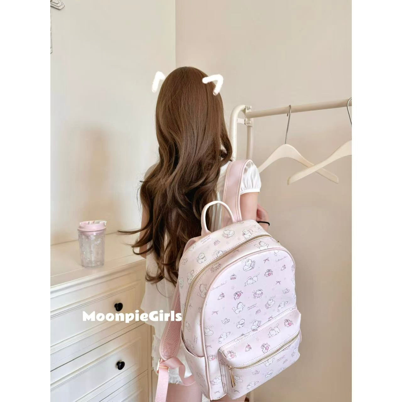 kawaii cats backpack