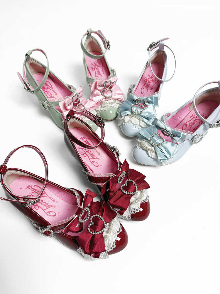Kim Ji Hollow Wedge Lolita Shoes