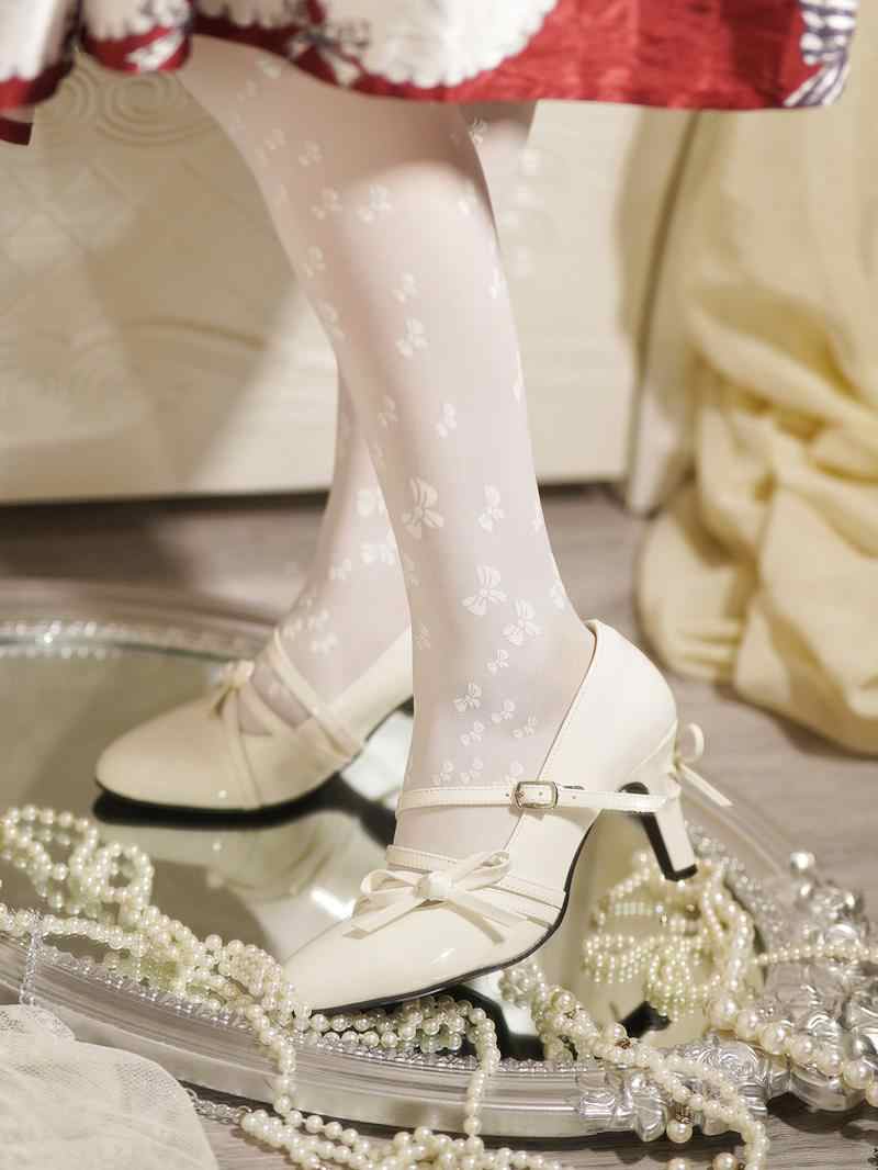 Bow Tie Lolita High Heels
