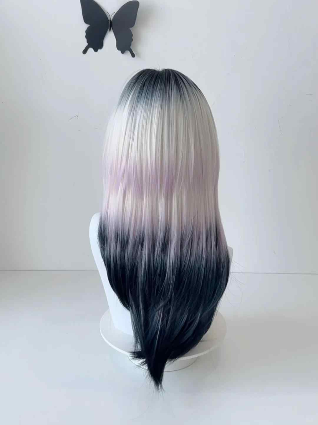 Pink-purple Gradient Wig