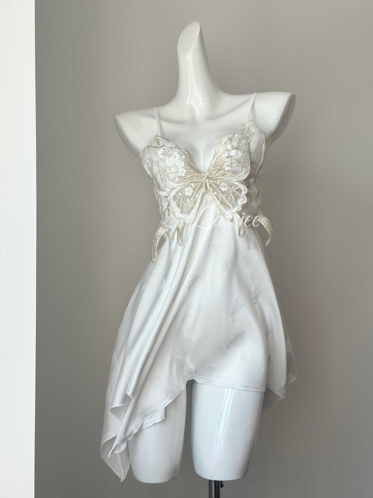 Pure Desire Ice Silk Butterfly Pajamas