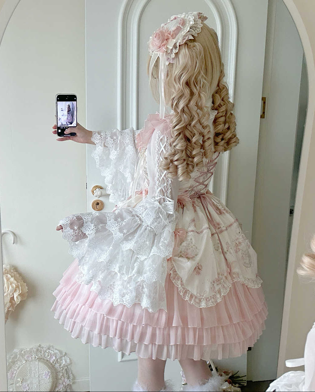 Rabbit Sakura Lolita JSK Dress