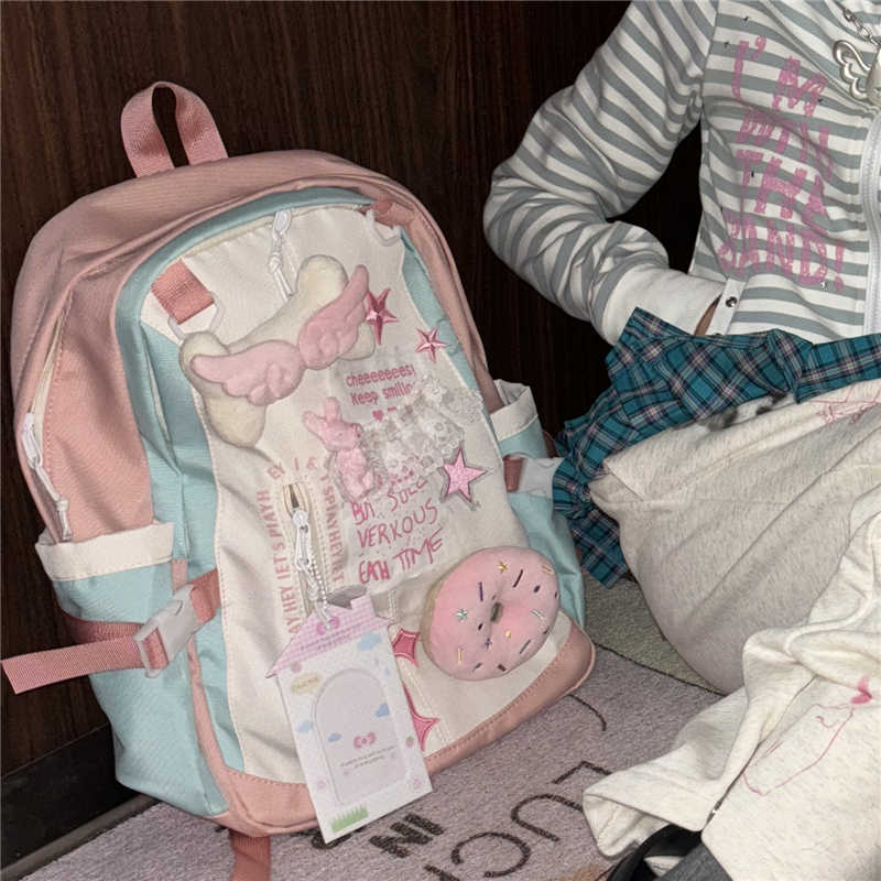 Nikkoyu Pink Star Backpack