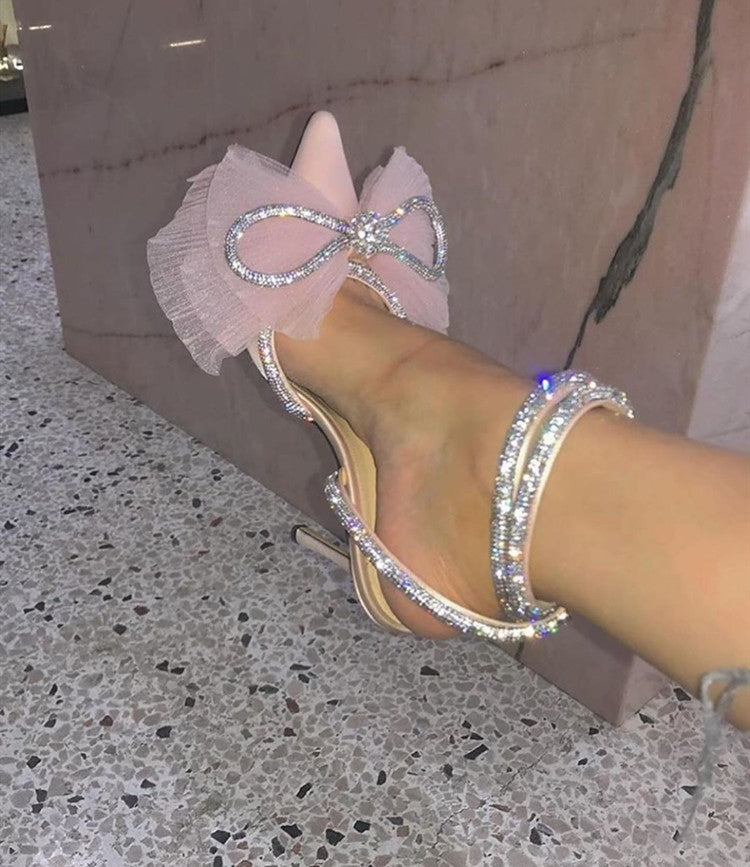 Y2K Barbie Princess Diamond High Heels