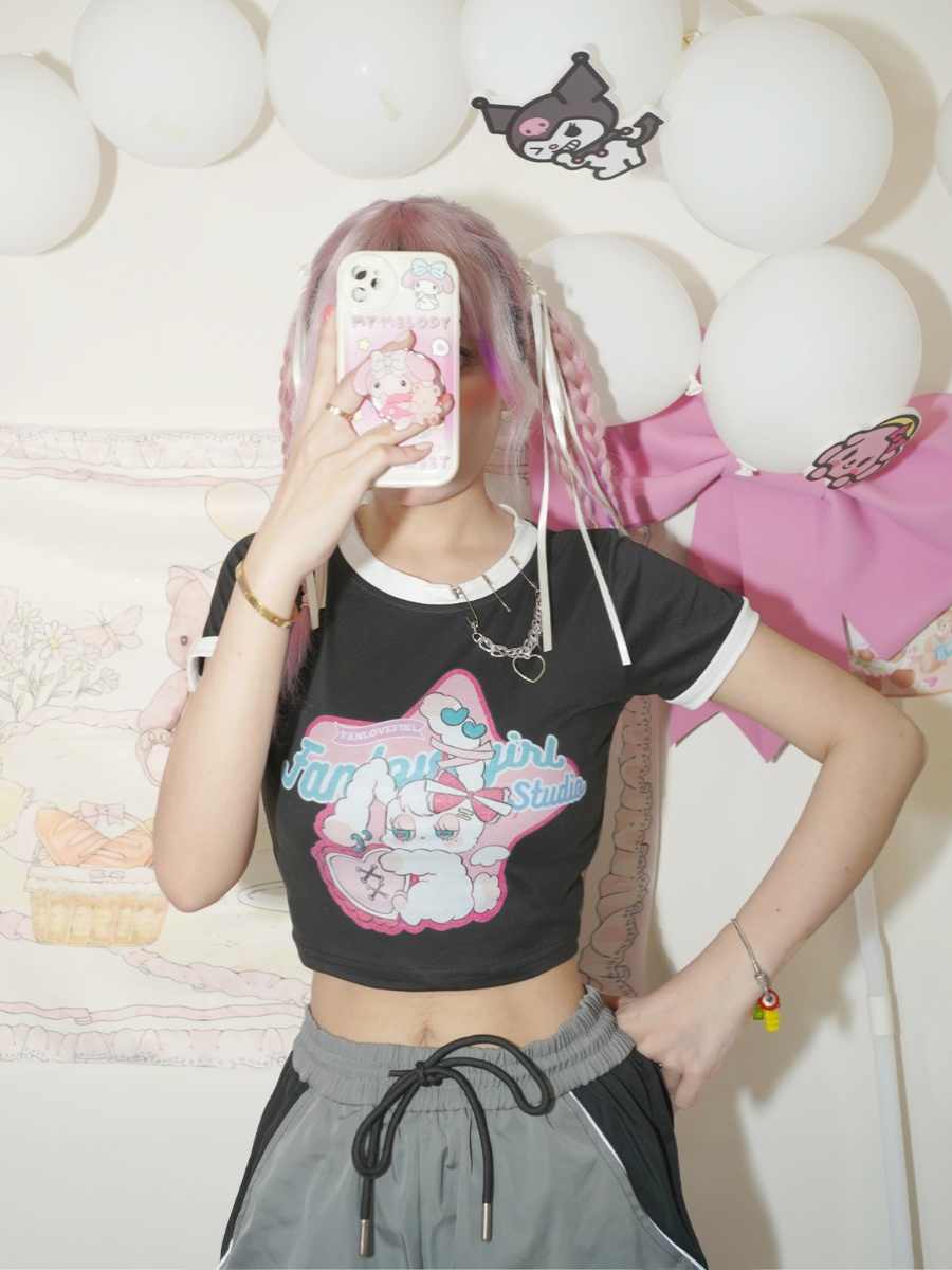 Y2K Cotton Rabbit T-shirt