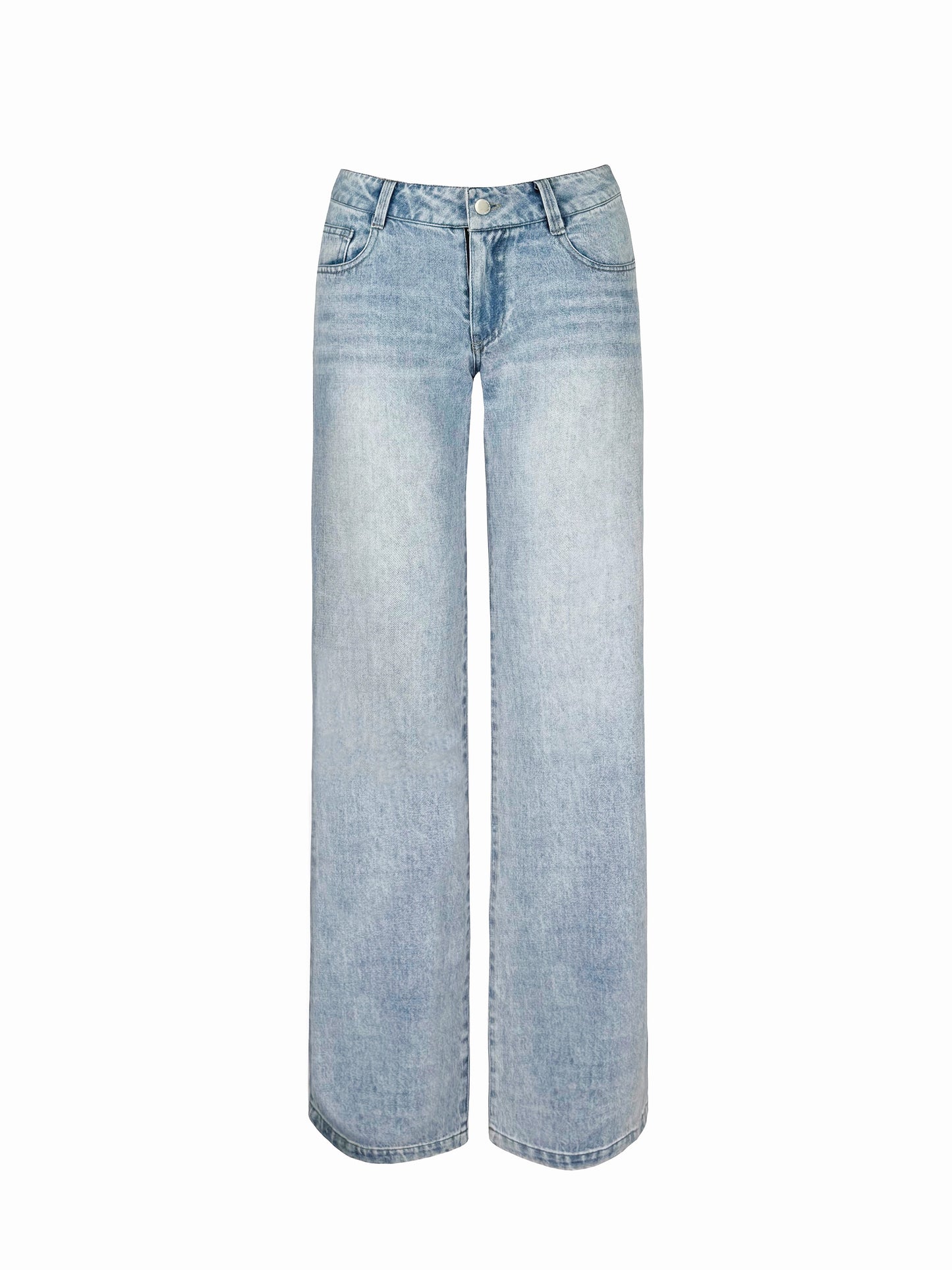 Y2K Low-waist Straight Slim Jeans