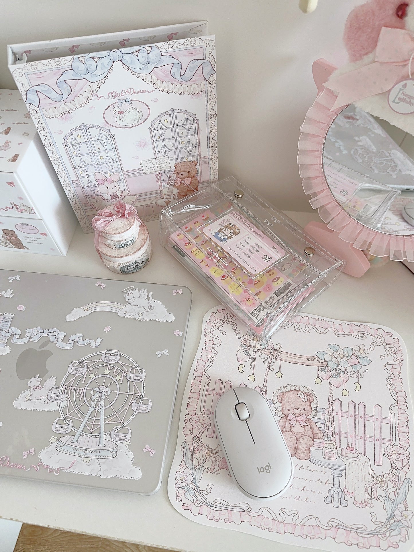 Girl's Dream Strawberry Tea Party Table Mat