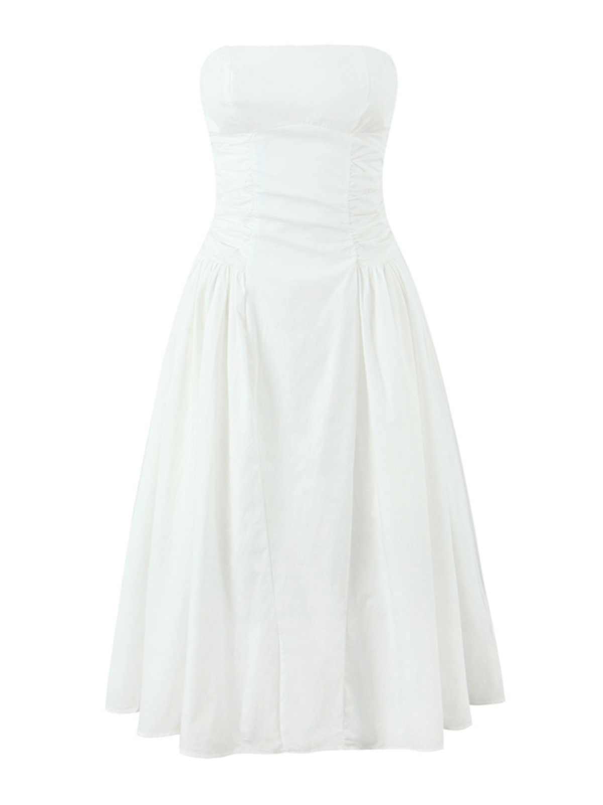 French Tube Top Corset Dress