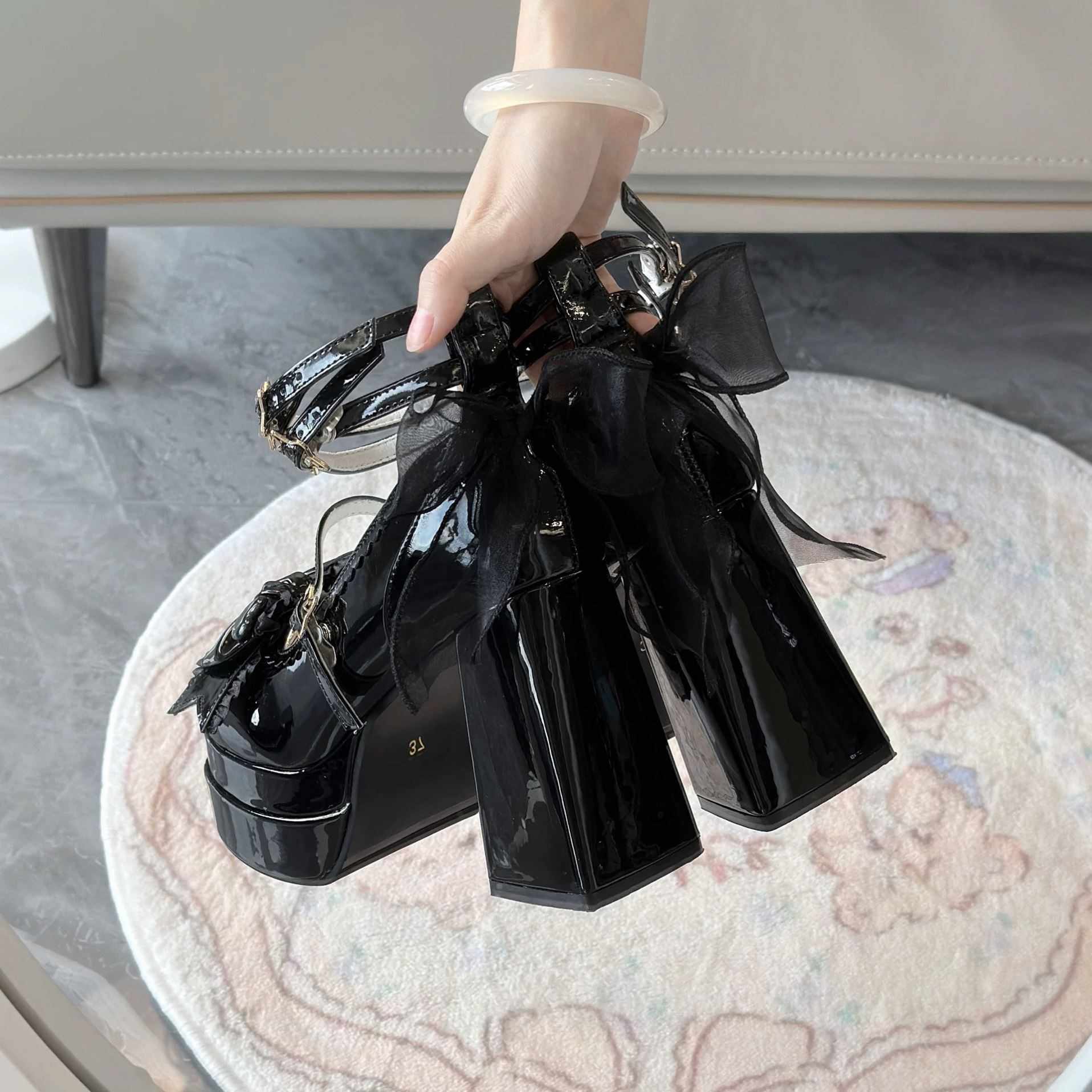 Bows Lolita Mary Jane Shoes