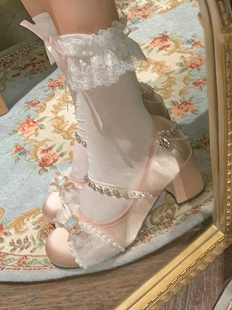 French Mary Jane Fairy Bow Shoes