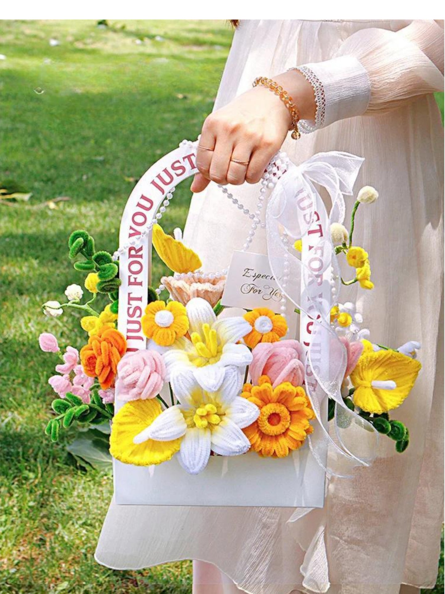 handmade Twisting stick flower gift box
