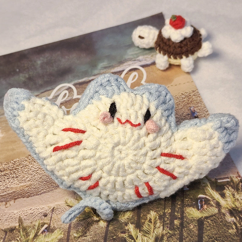 diy wool cute seal bag pendant