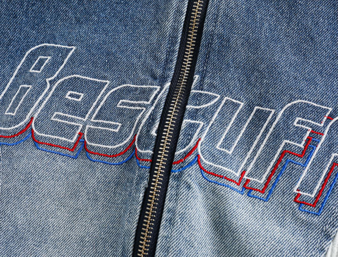 Acubi Denim Collar Jacket