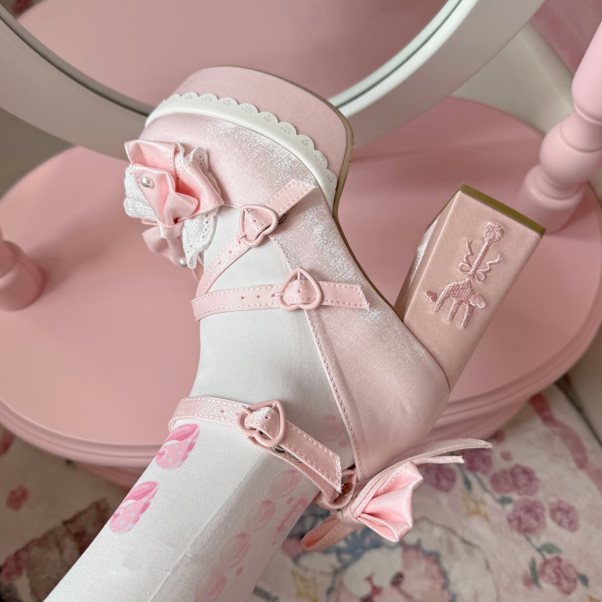 Love Letter High-heeled Lolita Shoes