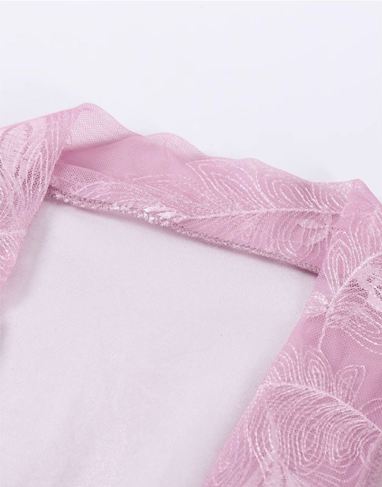Pink Hollow Bellyband Nightgown