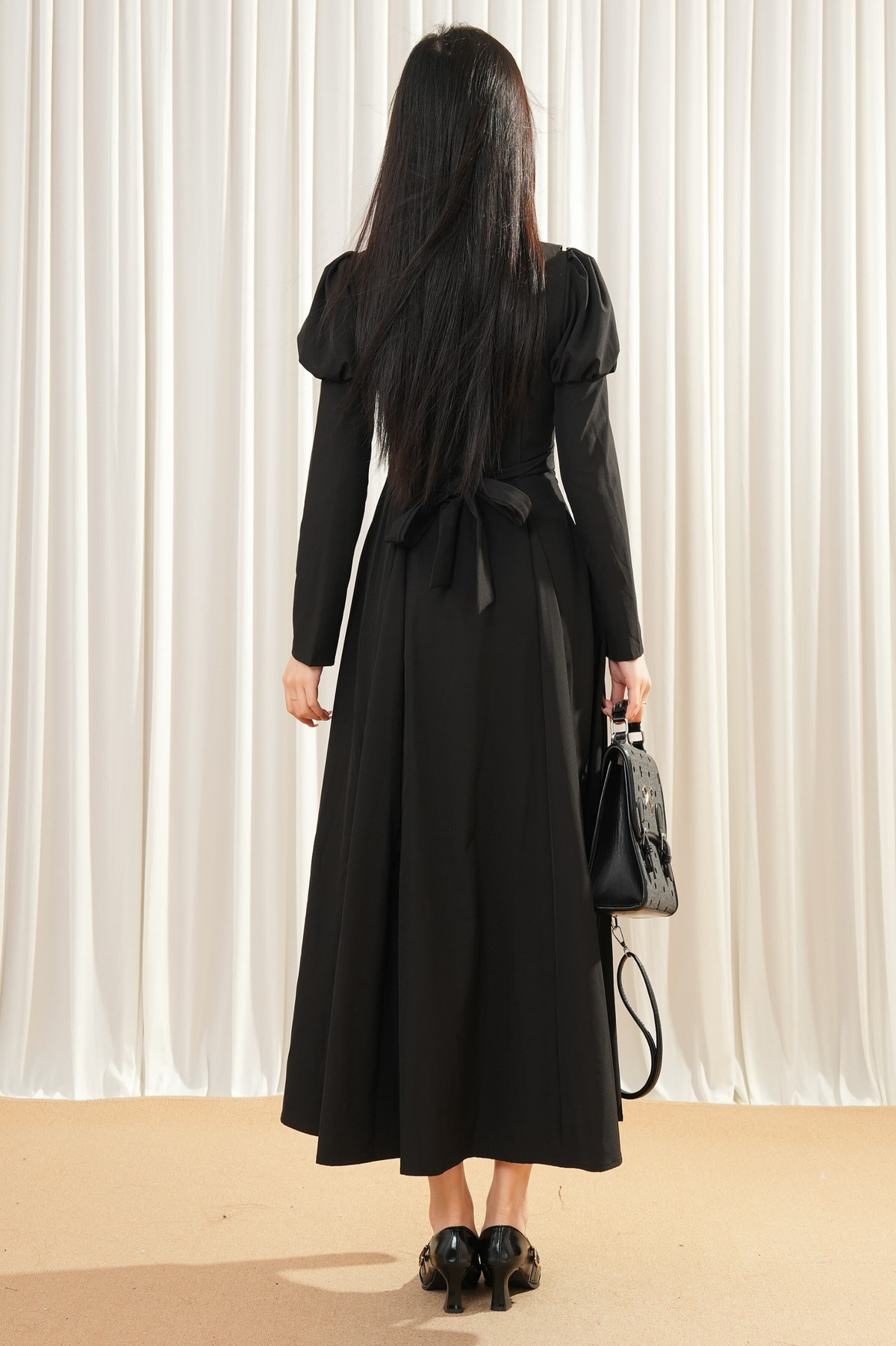 Lolita Nun Style Black Dress