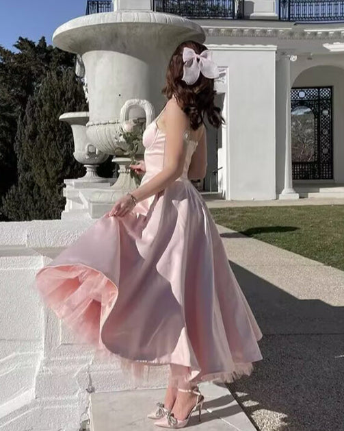 Pink Princess Suspender Dress