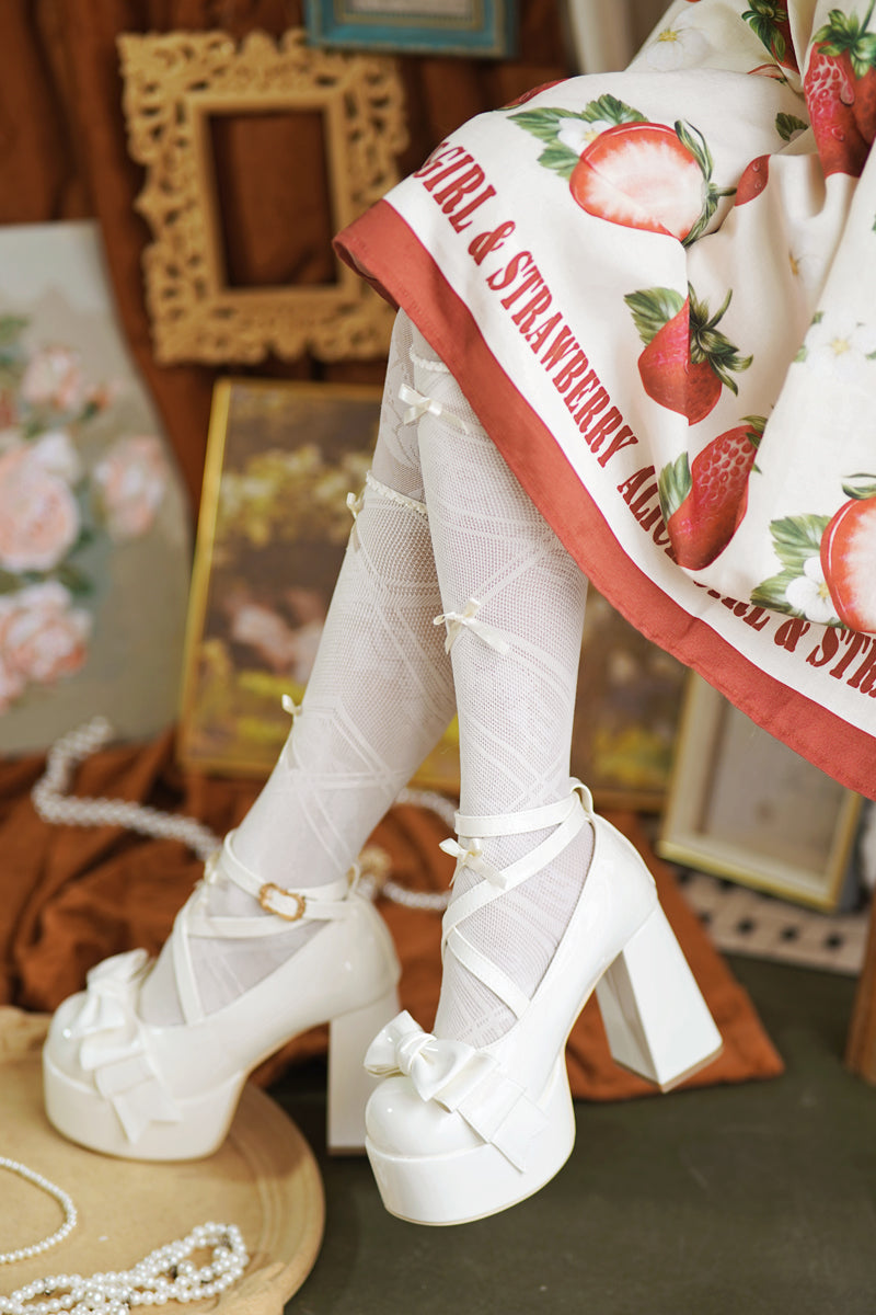 Lolita Princess Flower Shoes