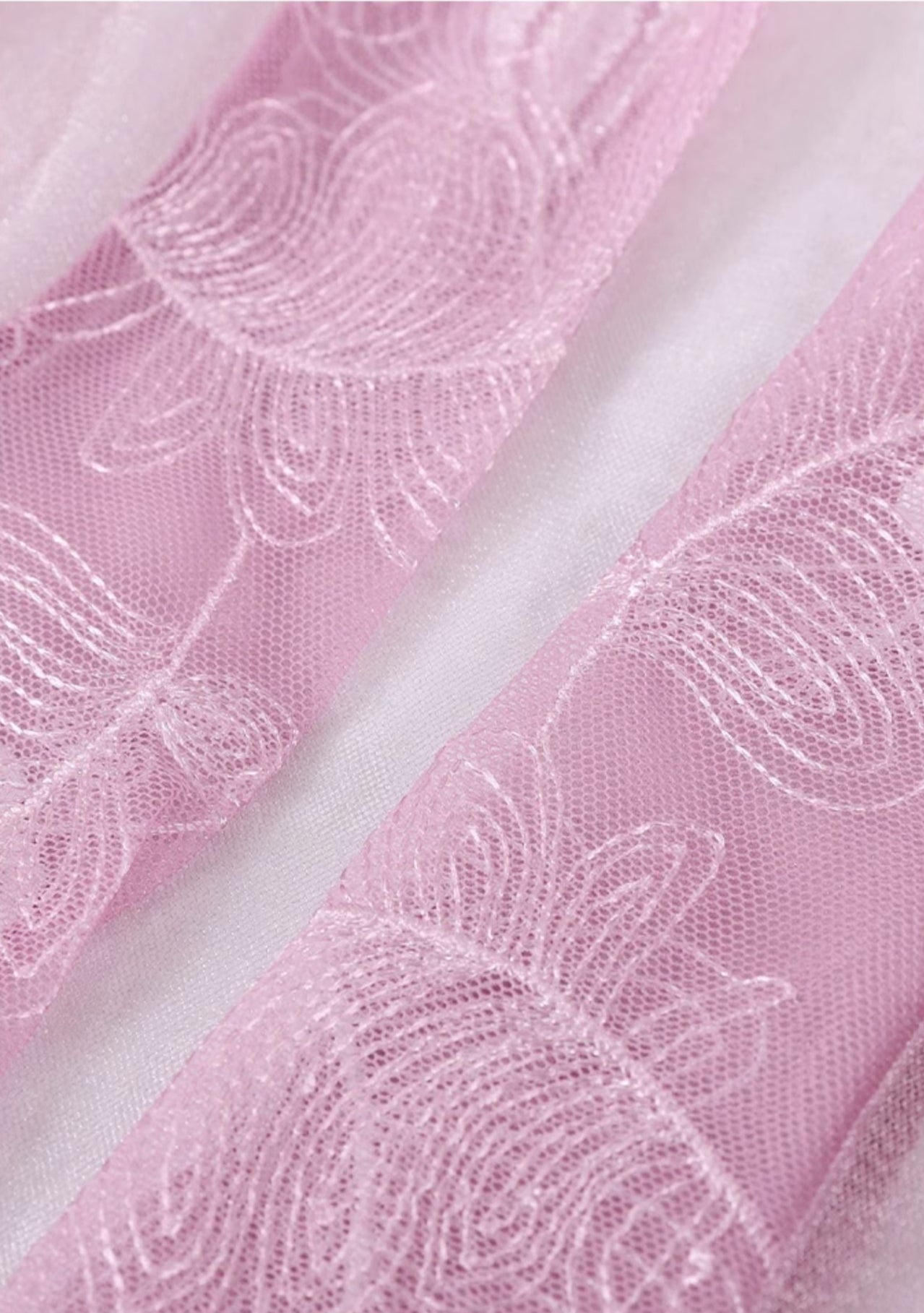 Pink Hollow Bellyband Nightgown